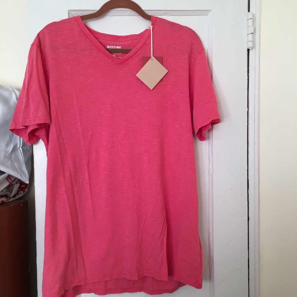 ✨Pink Vneck Tee✨